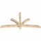 Ekena Millwork Davenport Rough Sawn Timber Gable Bracket, Douglas Fir, 84"W x 45"H x 4"D x 4"F, 13/12 Pitch GBW084X45X0404DAV00RDF - alternate 5